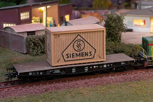 Joswood 40485 - H0 - Überseekiste Siemens & Halske